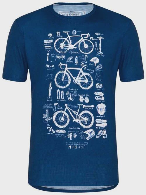Bike Maths Men&#39;s Technical T-Shirt, Size: Small