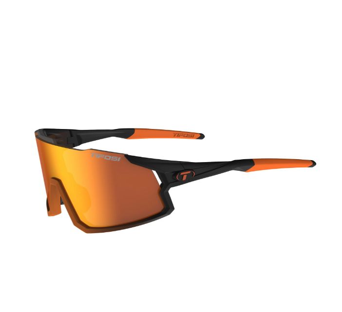 Tifosi Stash Interchangeable Lens Sunglasses, Colour: Black/Orange