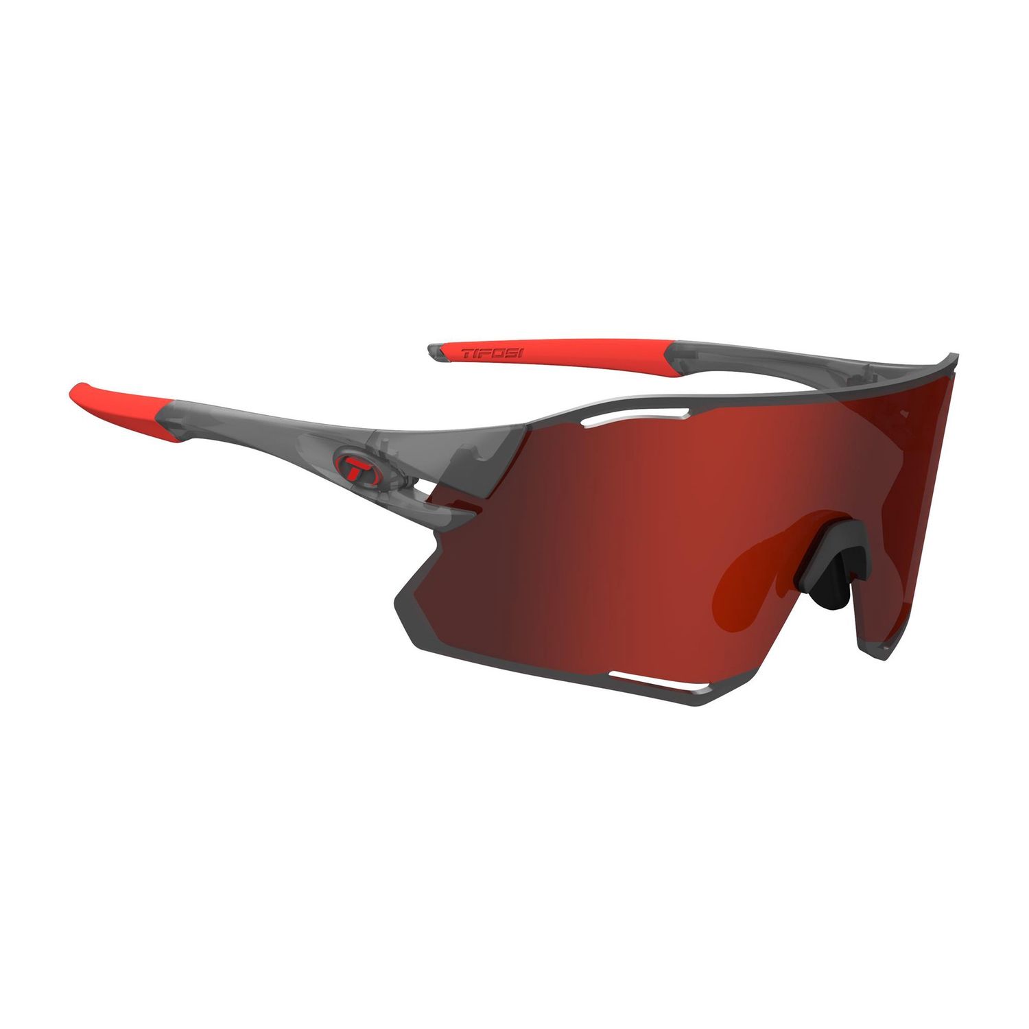 Tifosi Rail Race Interchangeable Clarion Lens Sunglasses, Colour: Satin Vapour