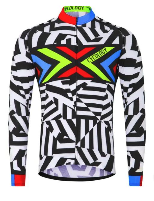 Cycology Summiy Men&#39;s Summer Long Sleeve, Colour: White, Size: Medium