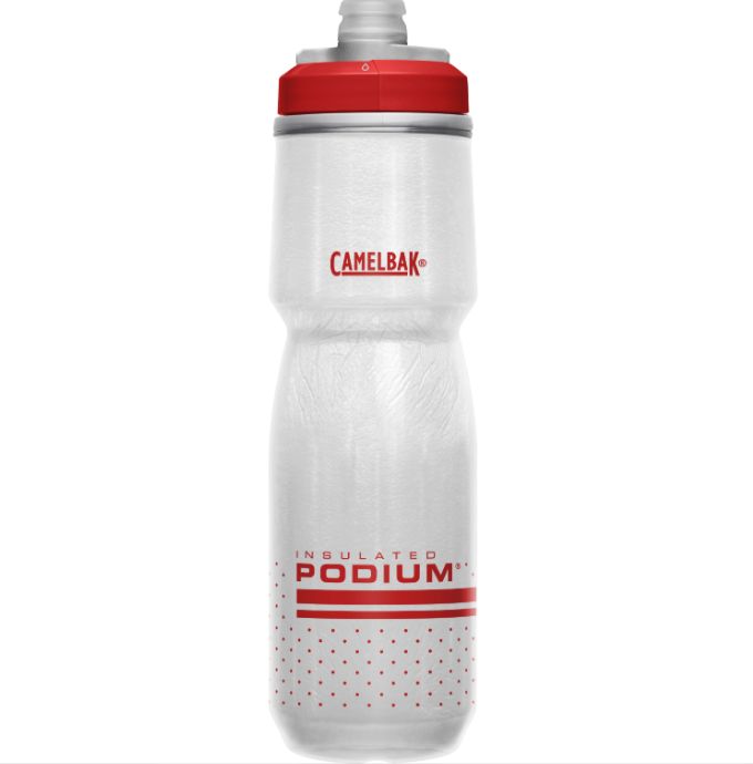 CAMELBAK PODIUM CHILL INSULATED BOTTLE 700ML, Colour: FIERY RED/WHITE