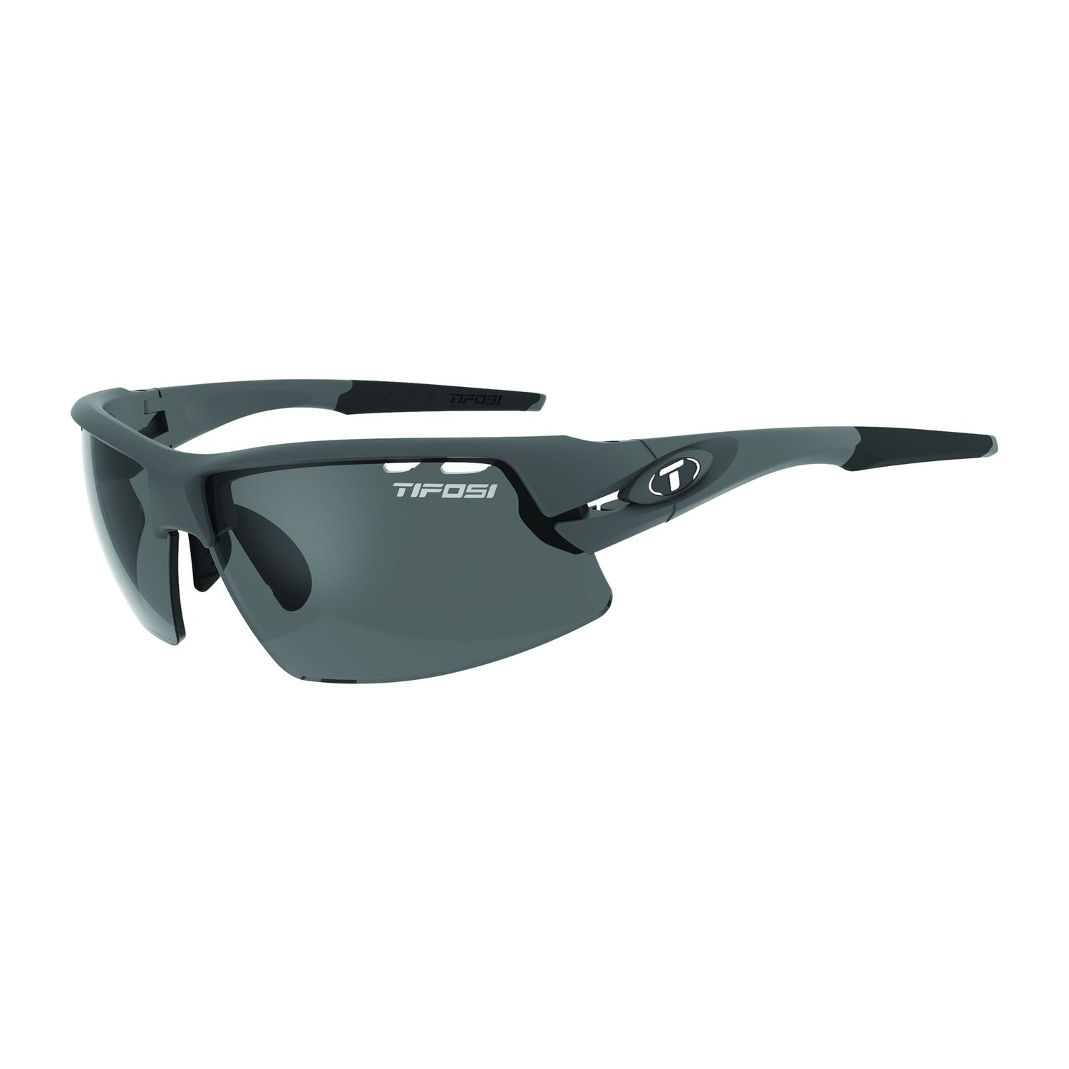 Tifosi Crit Matte Gunmetal Polarised Fototec Photochromic Smoke Lens Sunglasses, Colour: Matt Gunmetal