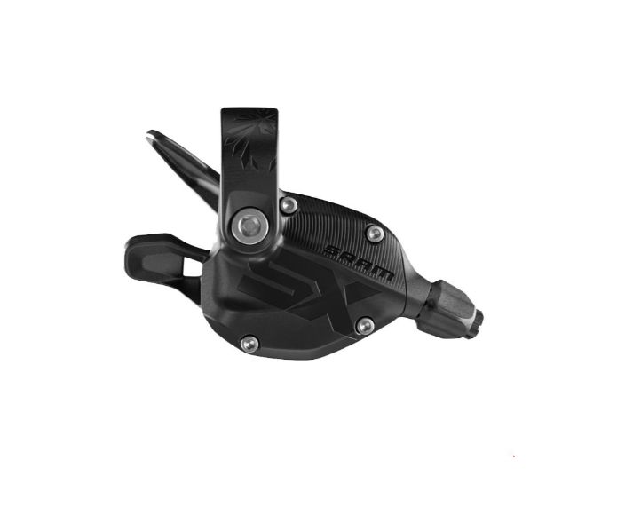 SRAM SHIFTER SX EAGLE TRIGGER 12 SPEED REAR WITH DISCRETE CLAMP A1: BLACK 12 SPEED