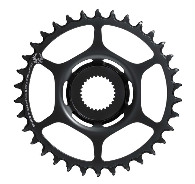SRAM Chain Ring X-SYNC 2 Eagle Bosch Direct Mount: BLACK 34T 34T