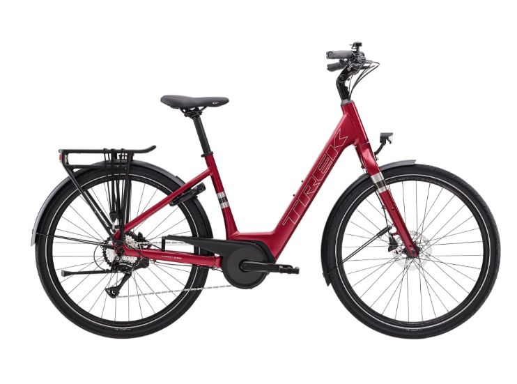 Trek Verve+ 1 Lowstep, Colour: Matte Rage Red, Size: Small
