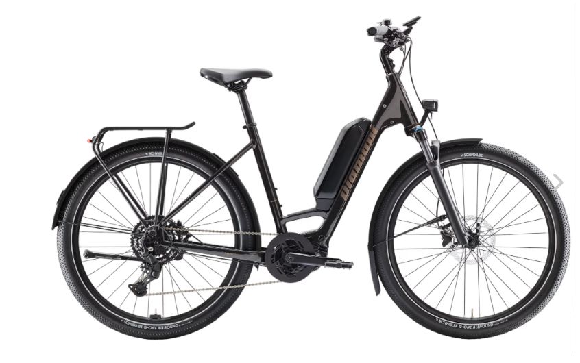 Diamant Zing Trip Core (Lowstep), Battery Size: 545wh, Colour: Samtschwarz Metallic, Size: Small