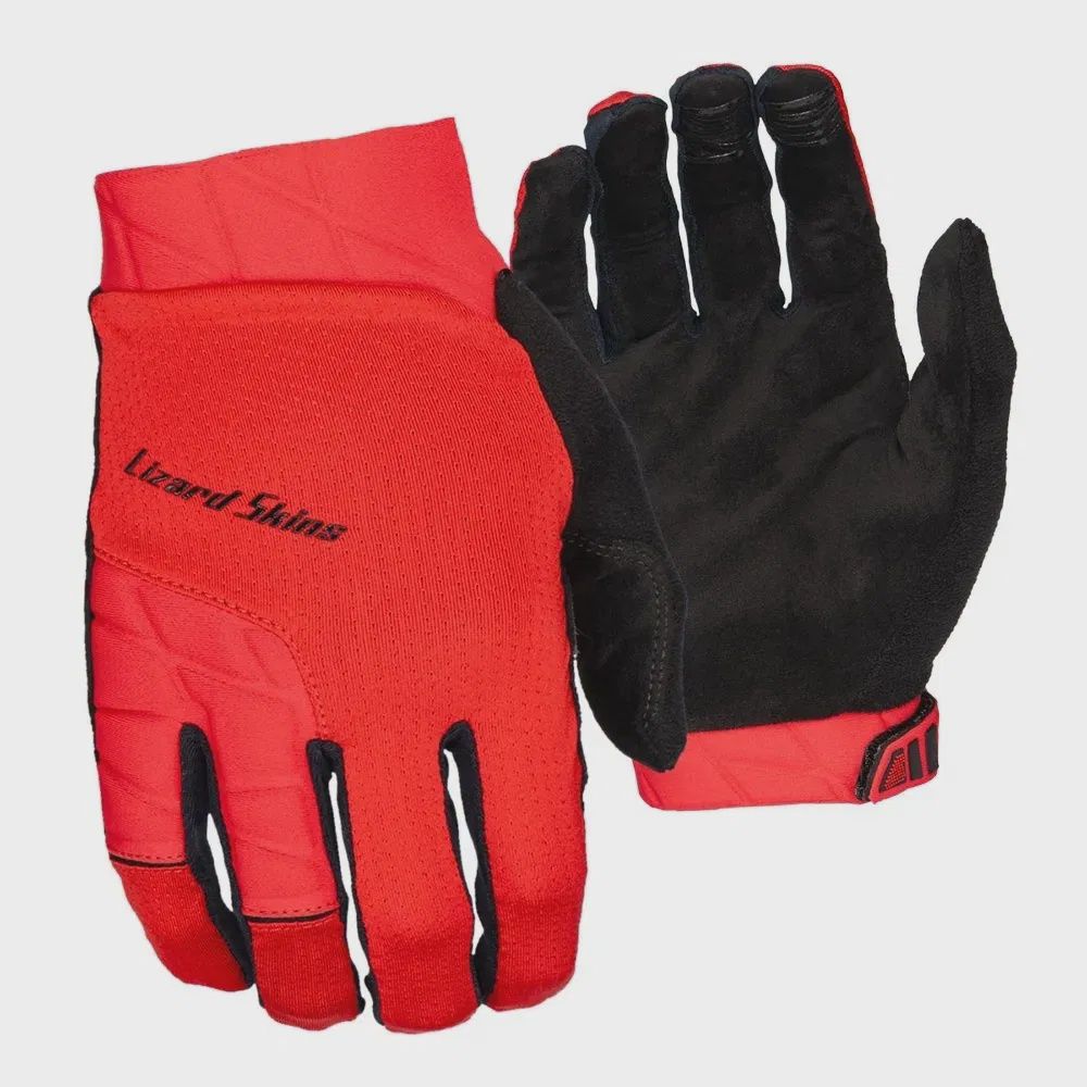 Lizard Skins Monitor Ops Long Finger Gloves, Colour: Red, Size: Medium