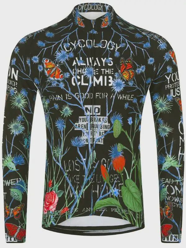 Gangsta Men's Winter Long Sleeve Jersey, Size: Large