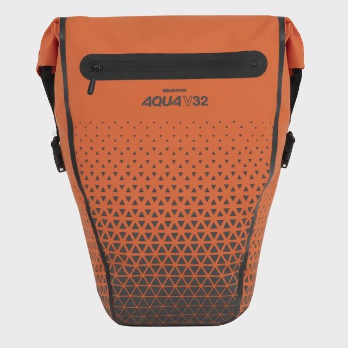 Oxford Aqua V 32 Extreme Visibility Double Pannier Bag Orange