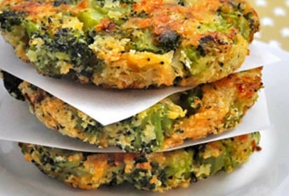 ♥Organic Broccoli Navy Bean Patties 6 pack ♥
