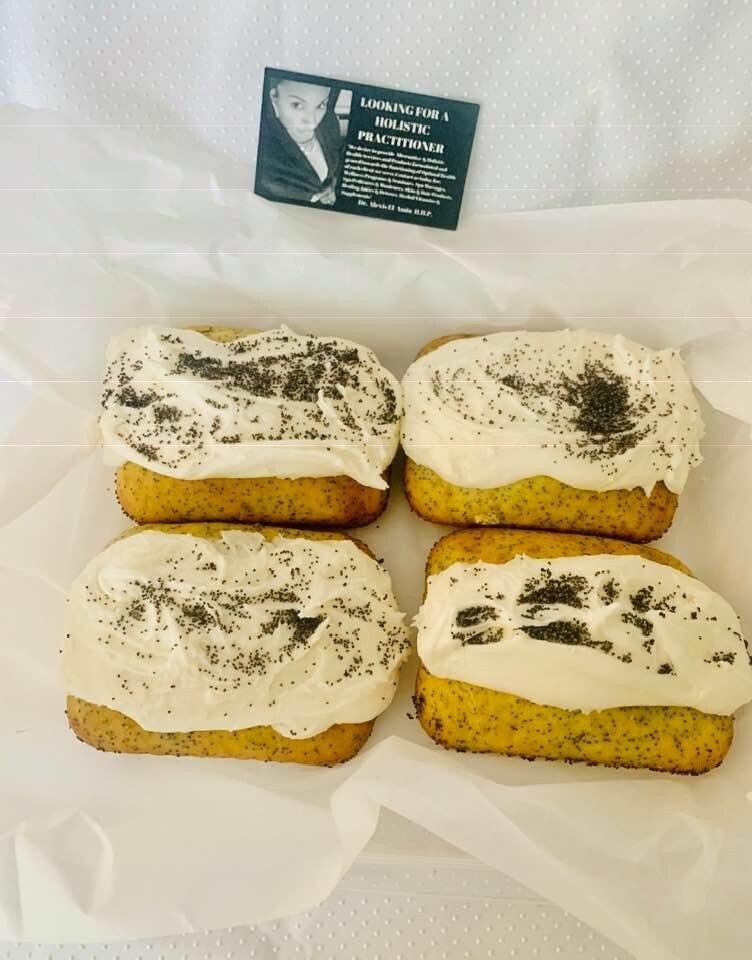 ♥4 Lemon Poppy Navy Bean Superfood Cakes♥