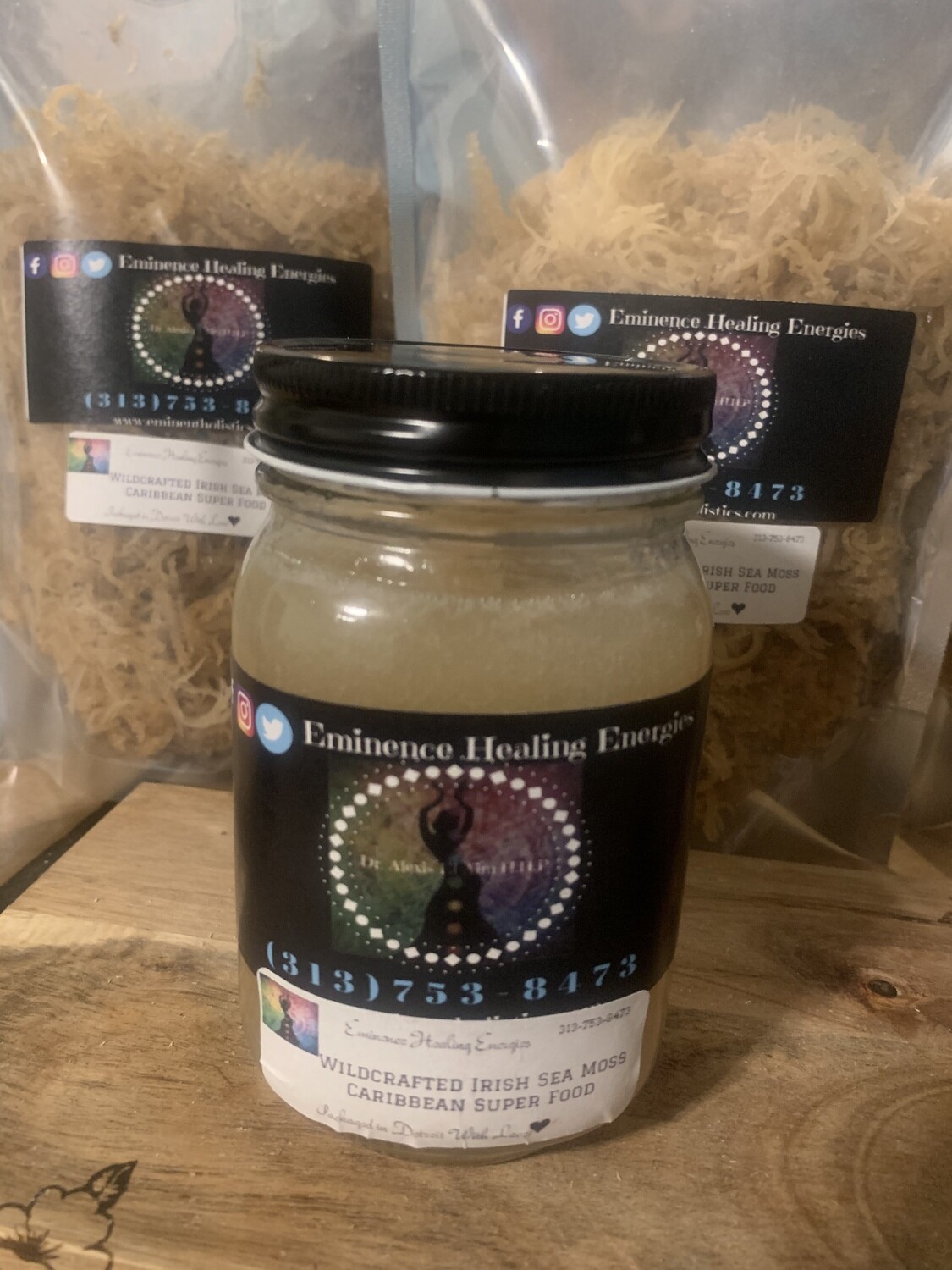 ♥ Chondrus Crispus Wildcrafted Irish Seamoss Gel♥