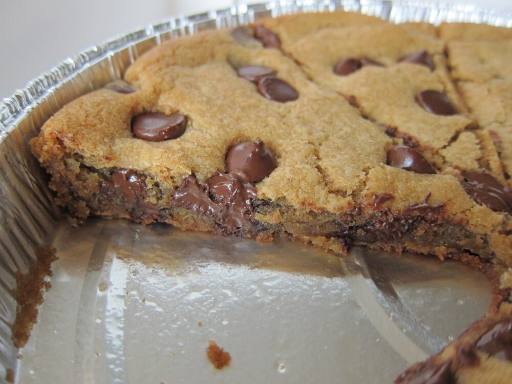 ♥2 Organic Navy Bean Chocolate Chip Cookie Pie♥