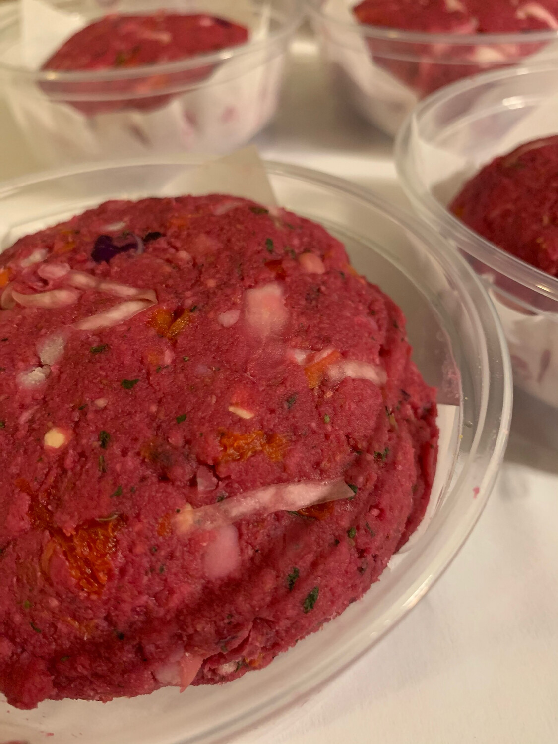 ♥Organic Pulsating Beet Navy Bean Patties 24 Pack ♥