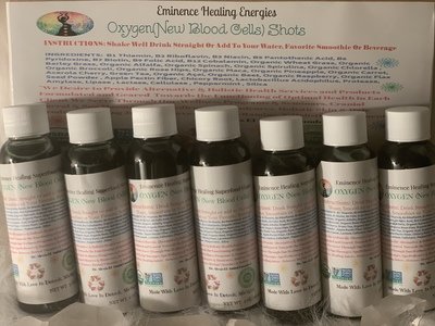 ♥OXYGEN (New Blood Cells) Healing Superfood 7 day Shots♥
