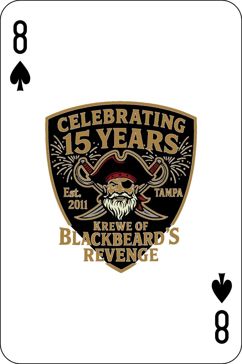 2026 KBR Playing Cards - 8 of Spades