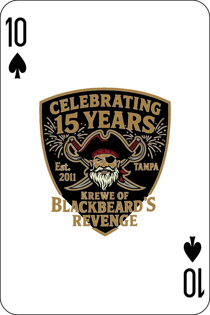 2026 KBR Playing Cards - 10 of Spades