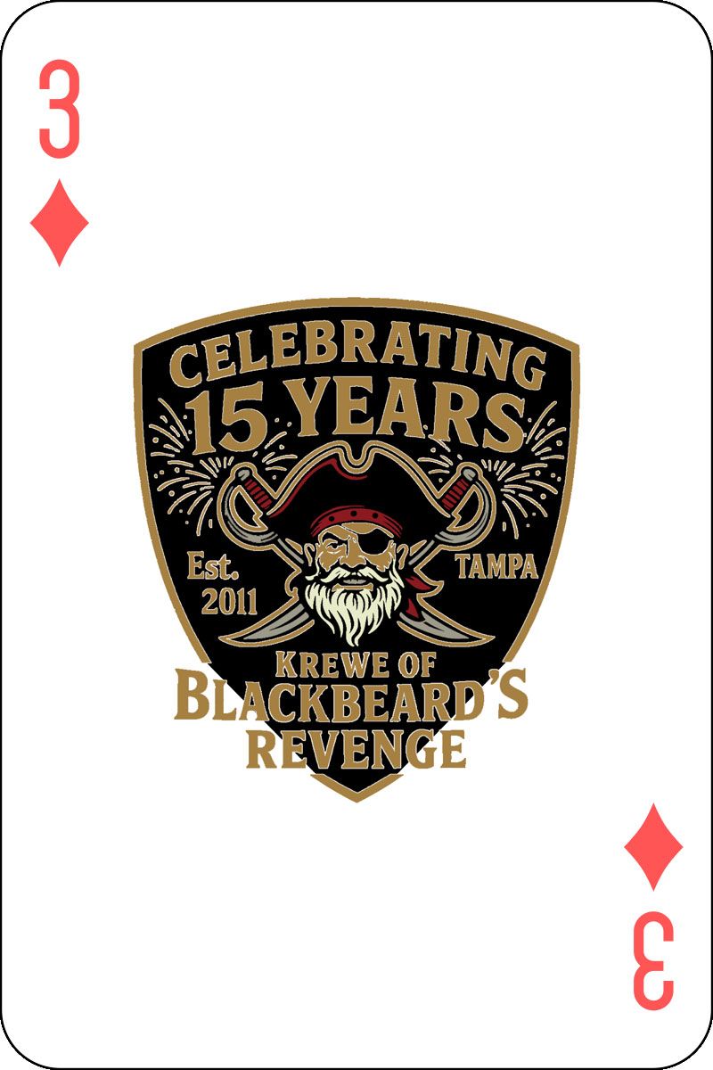 2026 KBR Playing Cards - 3 of Diamonds