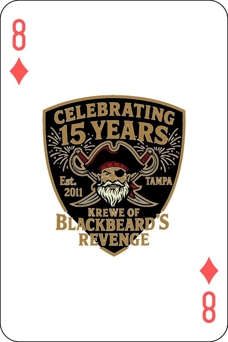 2026 KBR Playing Cards - 8 of Diamonds