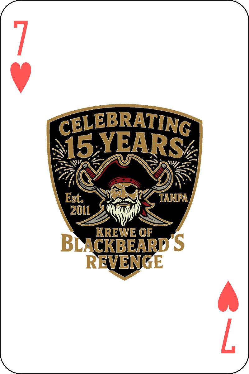 2026 KBR Playing Cards - 7 of Hearts