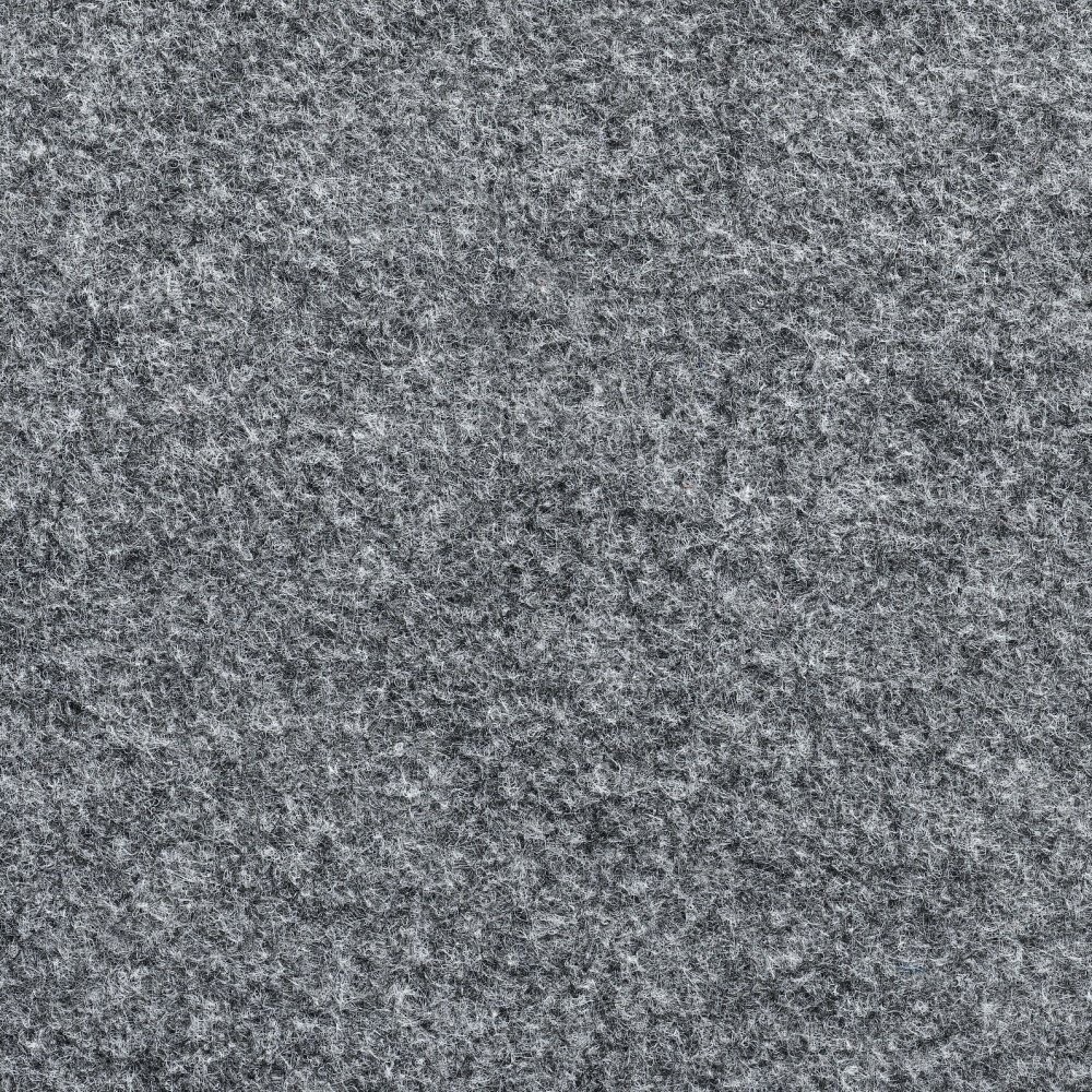 Nadelfilz (12€/m²) grau Teppichboden Objekt 200 cm B1 Auslegware Nadelvlies