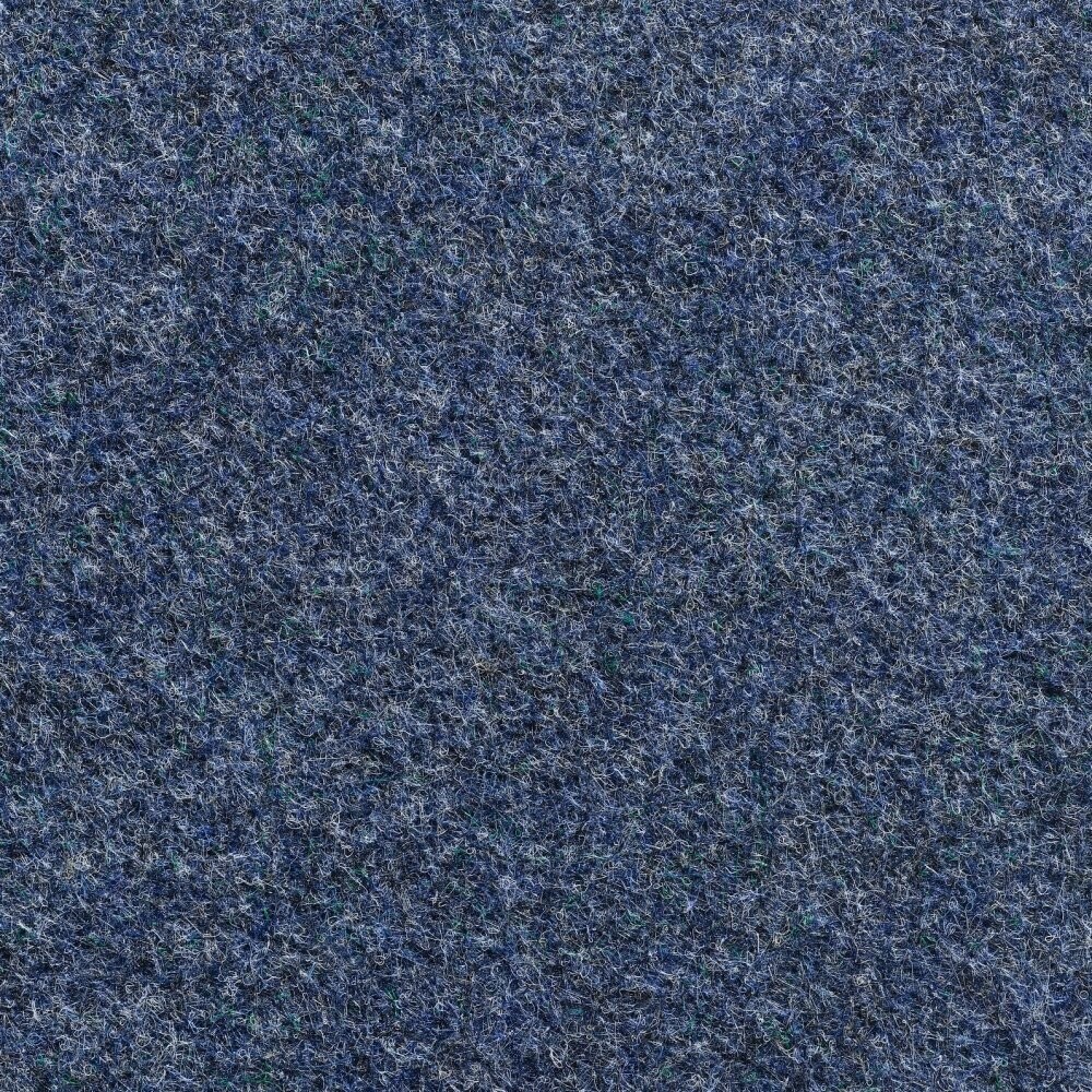 Nadelfilz (12€/m²) blau Teppichboden Objekt 200 cm B1 Auslegware Nadelvlies