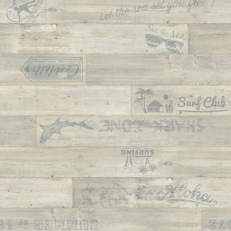 Bodenbelag (9€/m²) Malibu Holz Optik 200 cm Breite