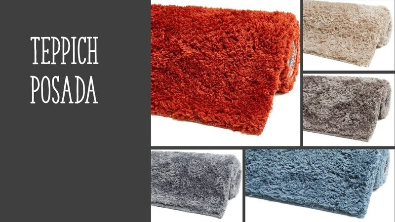 Moderner Weicher Kuschel Teppich Posada in verschiedenen Größen und Farben Moderner Weicher Kuschel Teppich Posada in verschiedenen Größen und Farben