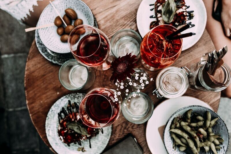 Typical products tasting