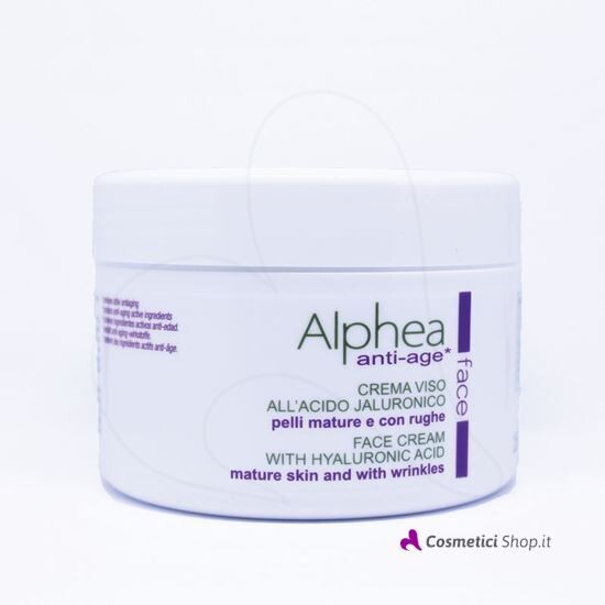 CREMA VISO ALL'ACIDO JALURONICO PER PELLI MATURE E CON RUGHE