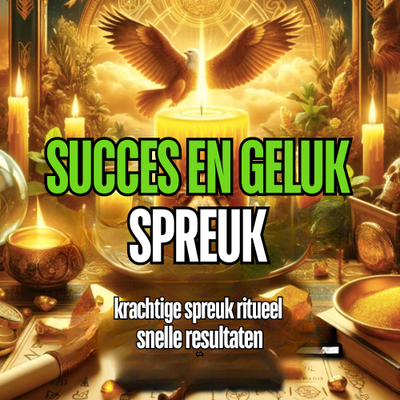 Krachtige SUCCES-spreuk