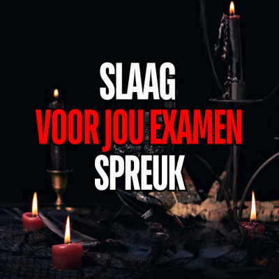 Slaag voor je examen spreuk