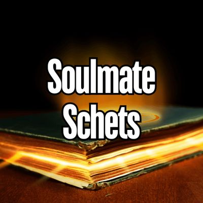 Soulmate schets met spirituele energie
