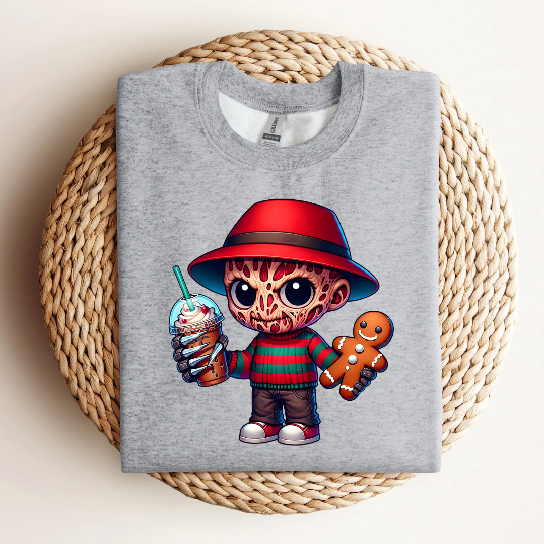 Christmas Cookies w/ Freddy Sweatshirt