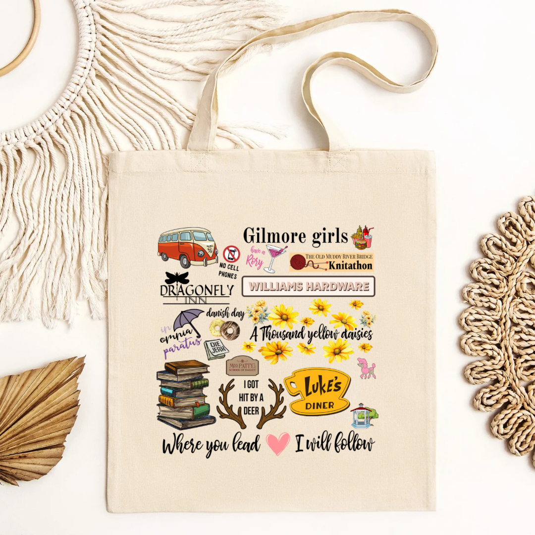 All Things Gilmore Girls Tote Bag