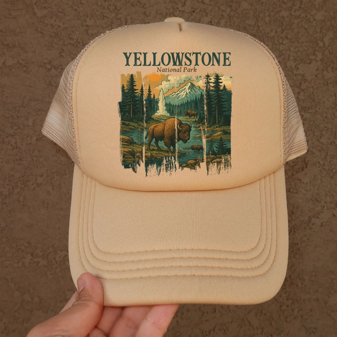 Yellowstone National Park Trucker Hat