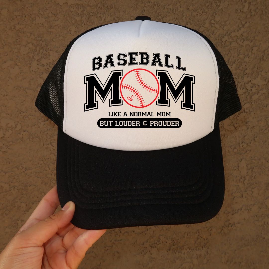 Baseball Mom Trucker Hat