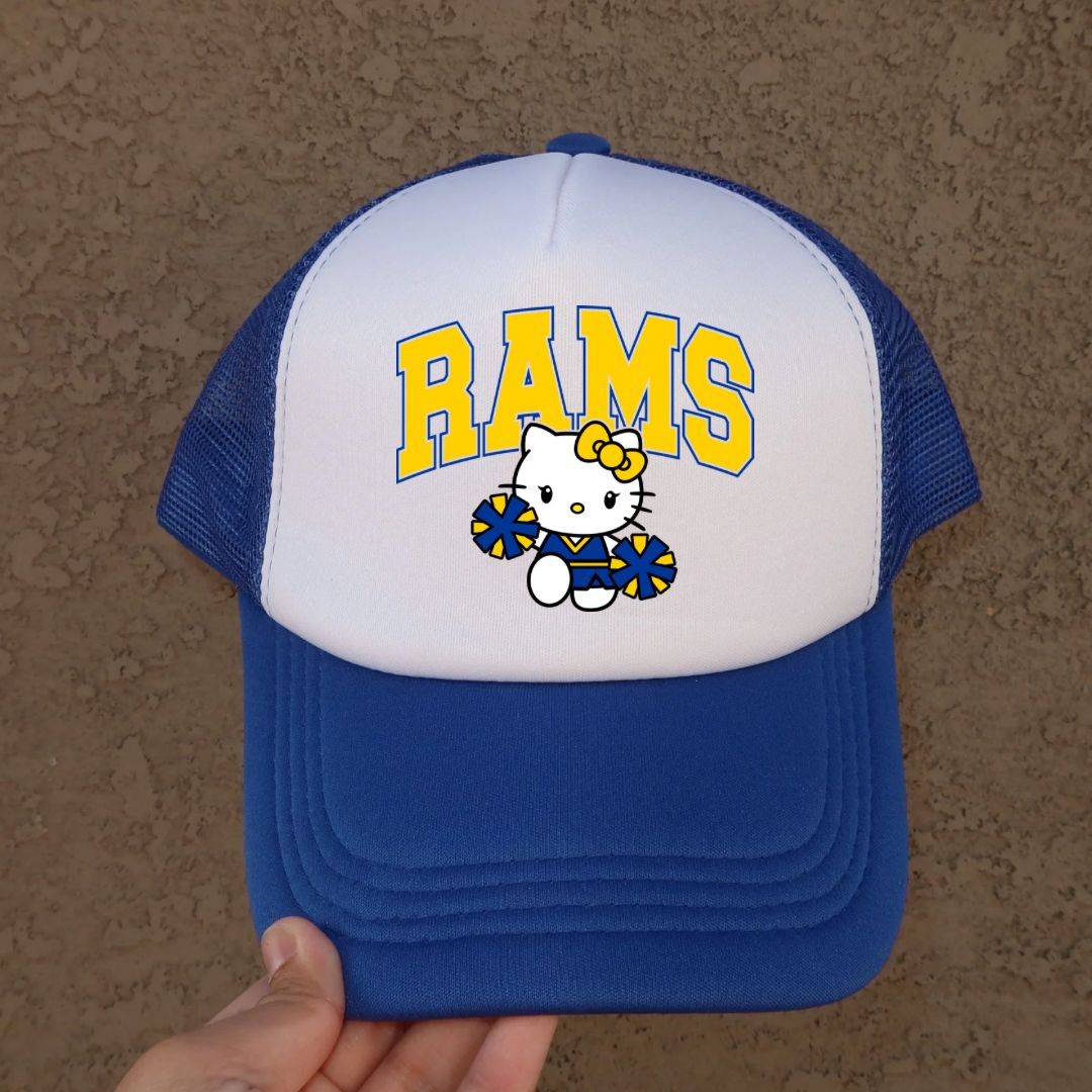 Hello Kitty Rams Football Trucker Hat