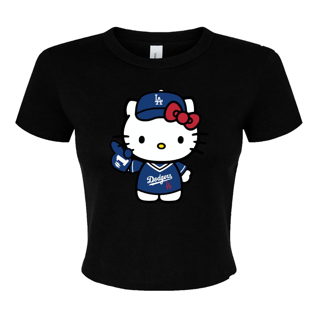 Hello Kitty Dodgers Baby Tee
