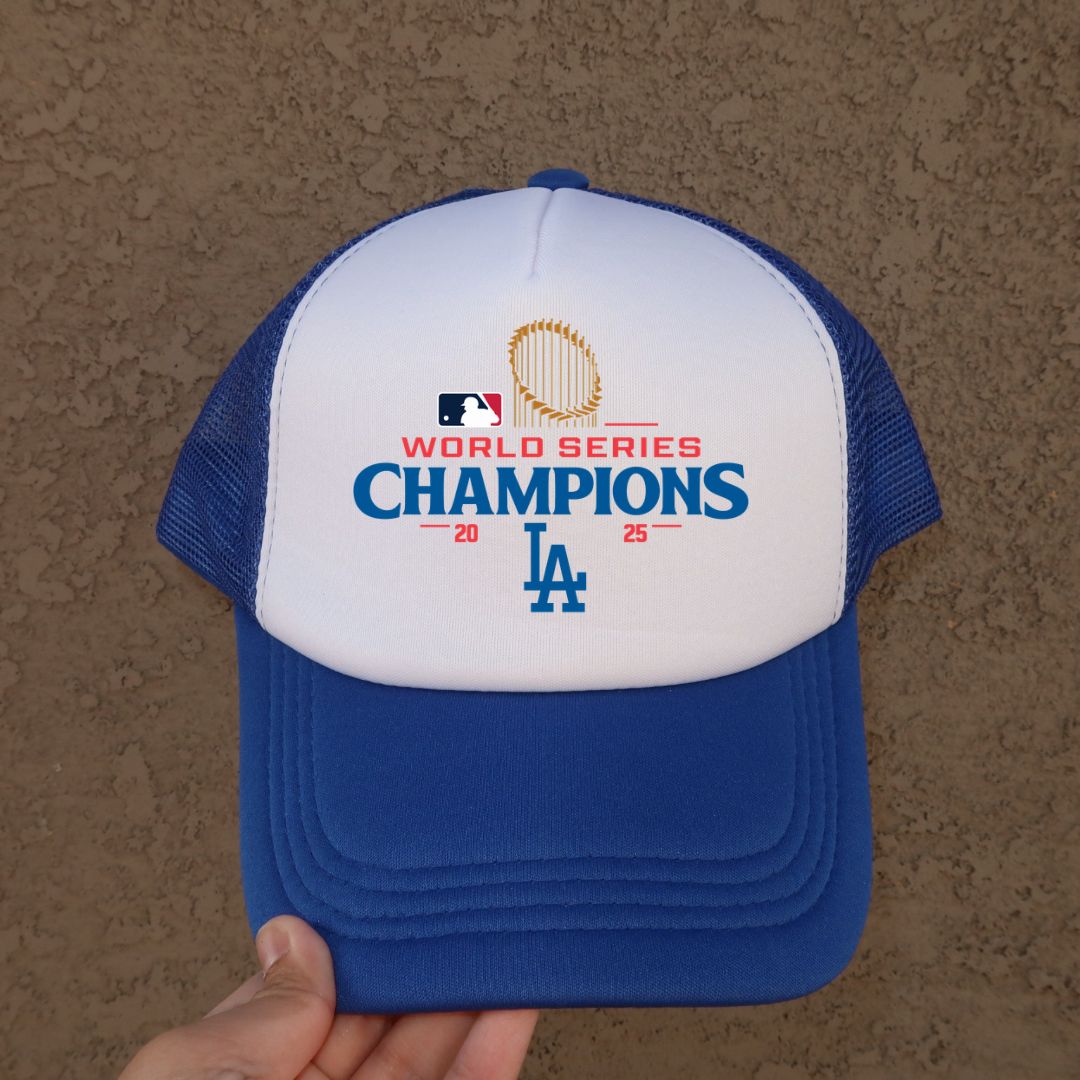 Dodgers World Series 2025 Champions Trucker Hat