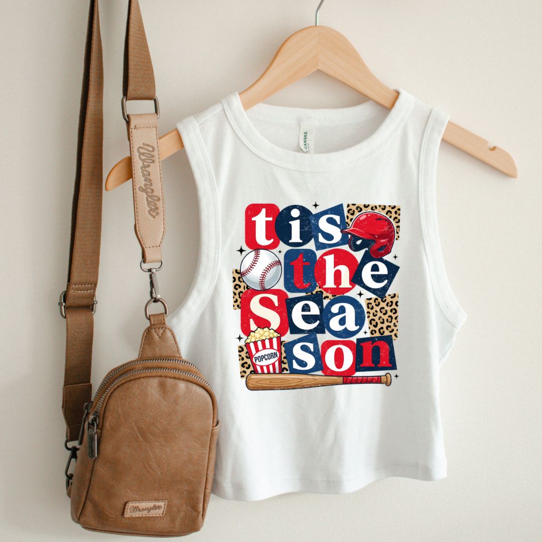Tis the Baseball Season Crop Top