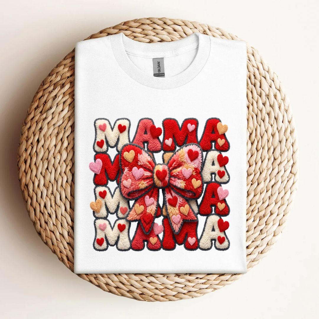 Mama Faux Yarn T-Shirt