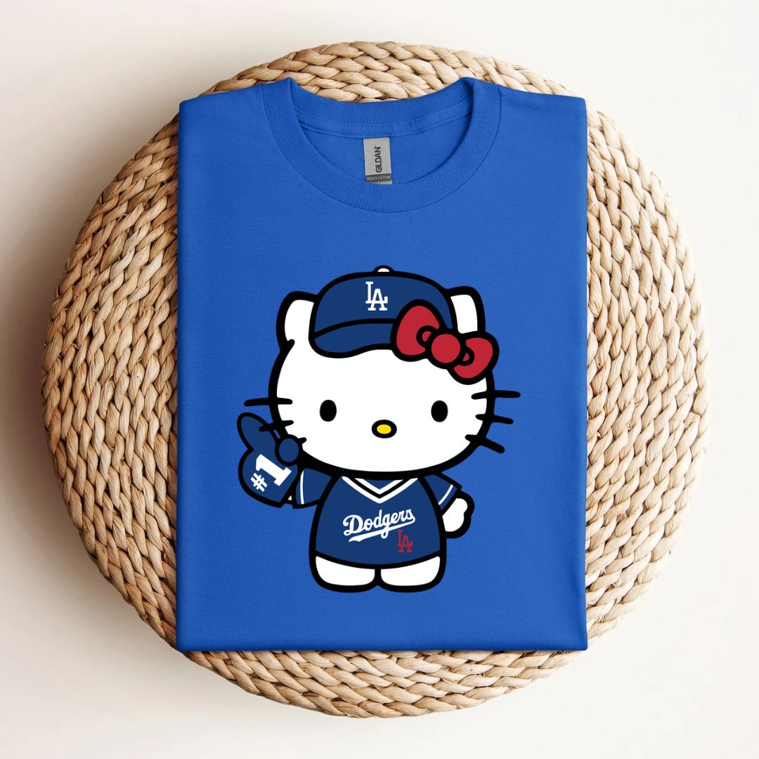 Hello Kitty Dodgers T-Shirt