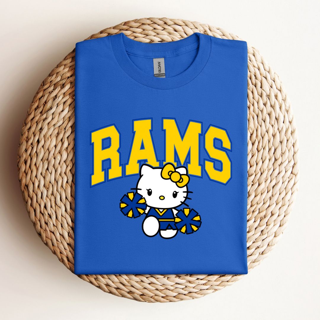 Hello Kitty Rams Football T-Shirt