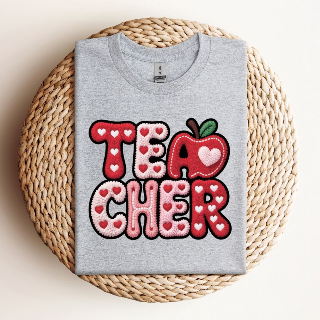 Teacher Faux Yarn T-Shirt