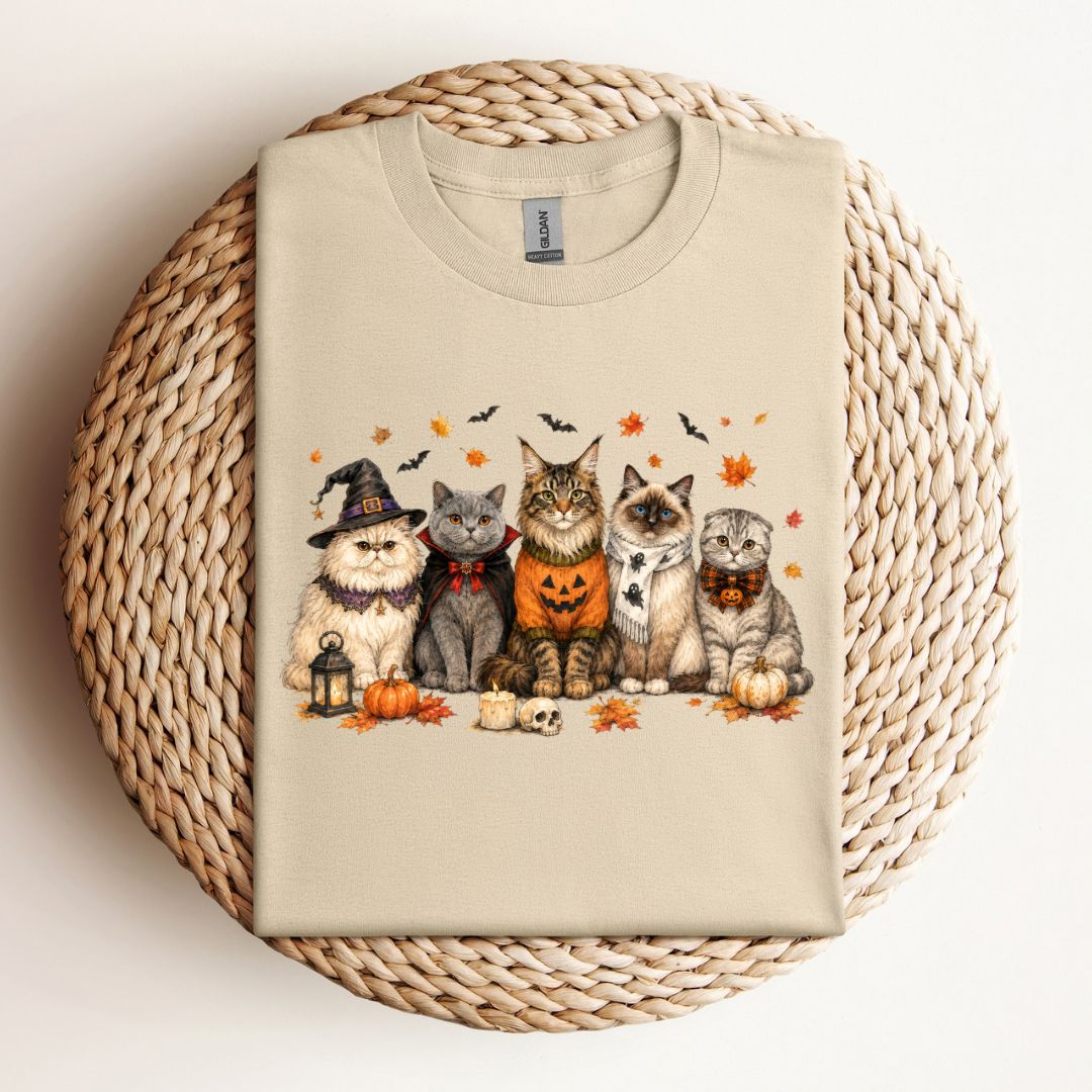 Halloween Cat Squad T-Shirt
