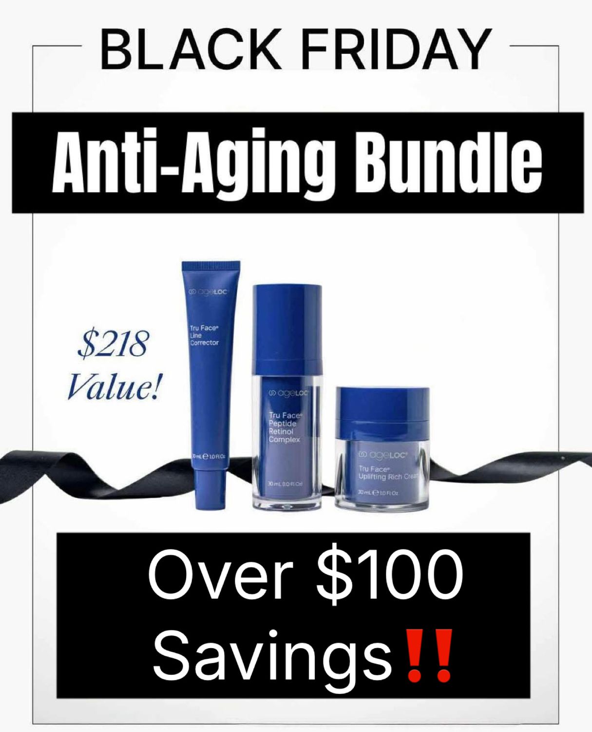 Tru Face Trio ❤️Retinol + Uplifting Cream + Line Corrector