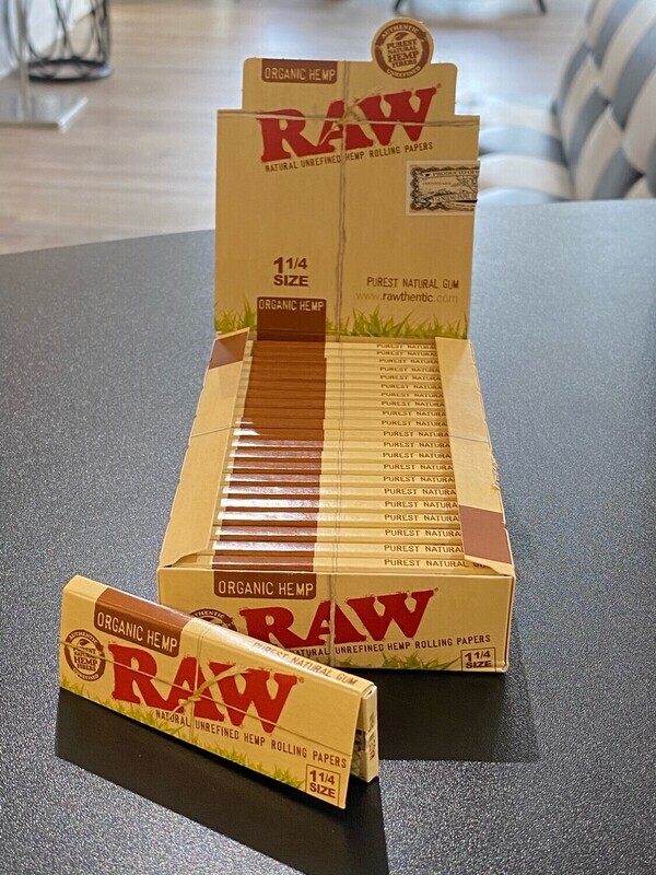 RAW Organic 1 1/4 Hemp Papers