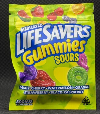 Lifesavers  Gummies Sours 500 MG