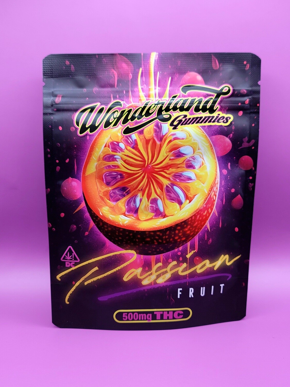 Wonderland THC Gummies, Wonderland THC Gummies: Passion Fruit